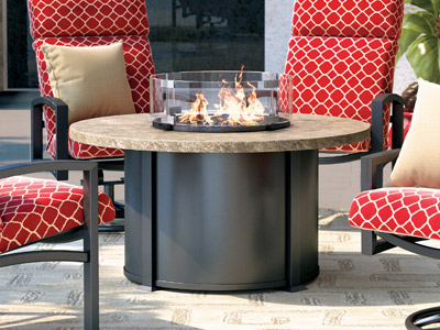Homecrest Outdoor Living Sandstone Fire Tables collection