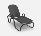 Outdoor Patio Furniture 
Adjustable Chaise (Stackable)