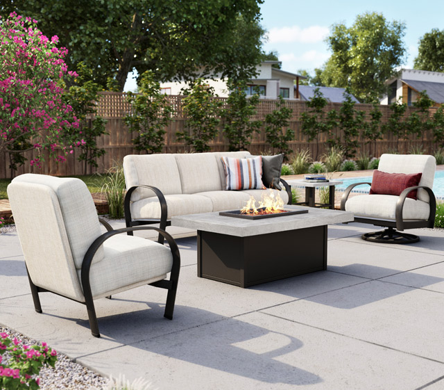 Outdoor Patio Furniture Concrete Homecrest Outdoor Living